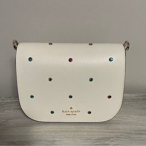 Kate Spade Madison Studded Saddle Bag Crossbody